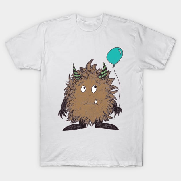 Hairy Monster T-Shirt by LauraKatMax